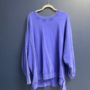 Aerie Blue Oversized Sweater